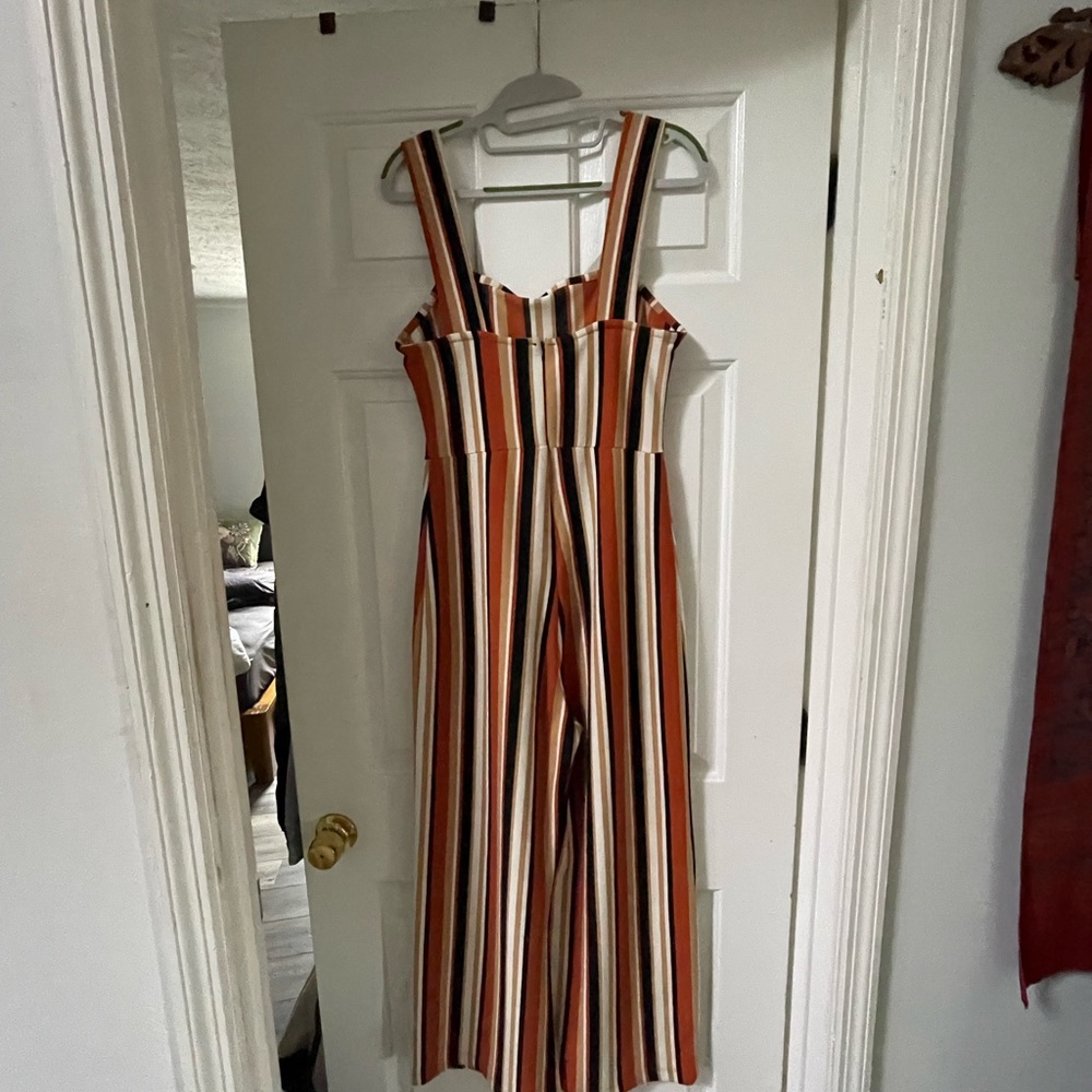 Urban Outfitters striped jumpsuit/overalls. In perfect condition.